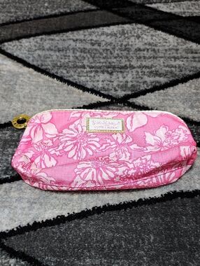 LILLY PULITZER FOR ESTEE LAUDER LIMITED EDITION COLLABORATION PINK/FLORAL BAG